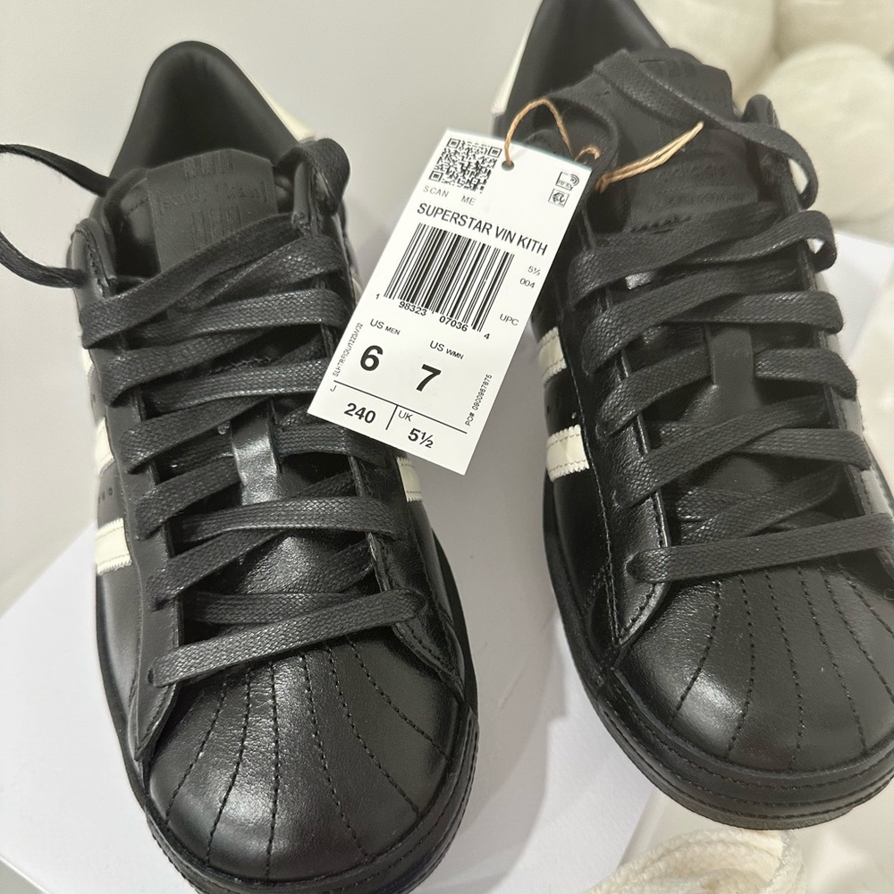 Adidas Superstar Vin Kith MIG in Black and White